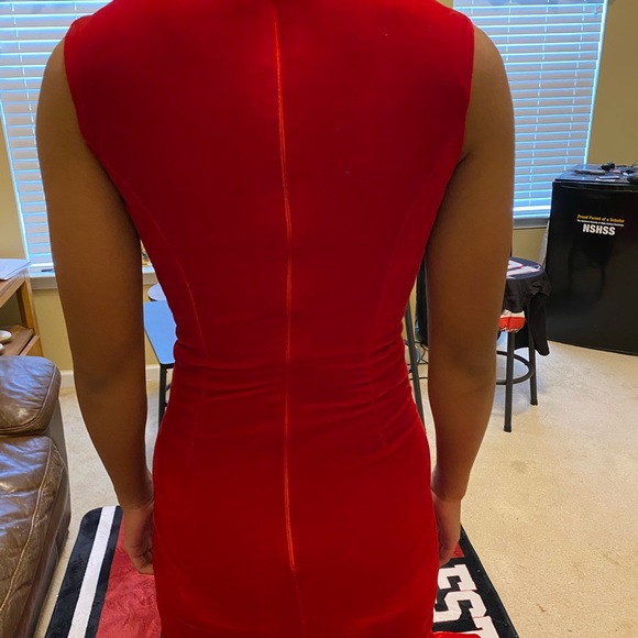 Selling a red prom dress only worn once for a couple of hours. - Picture 6 of 11